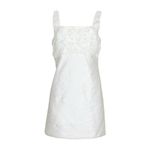 BHLDN  Meadow Embellished Square-Neck Mini Dress, Ivory, 8 (US) Photo 11