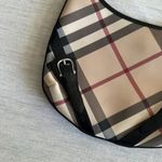 Burberry  Nova Check Larkin Canvas Hobo Buckle Shoulder Bag Photo 3