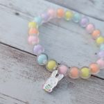 Easter Theme Colorful Stretch Bracelet Photo 1
