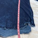 Free People  we the free Blue Long Sleeve linen cotton oversized shirt sz S Photo 4