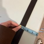 Guess Brown Distressed Genuine Leather Worn in Silver Buckle Belt Size Medium Photo 5