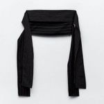 ZARA NWT STRAPLESS MULTI POSITIONAL TIE CROP TOP Photo 12