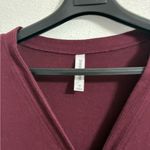 Zenana Outfitters  Maroon V-Neck Cardigan sweater 1X Photo 4