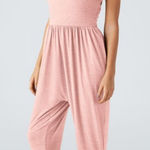 Halara NWT  U Neck Pocket Harem Casual Jumpsuit-Easy Peezy Edition size XL Photo 0