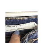 Garage Blue Jean Denim Ultra High Rise High Waisted Distressed Raw Hem Size 24 Photo 4