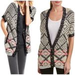 CAbi  Small ? Cardigan Sweater Carol Anderson By Invitation Boho Button Up Photo 1