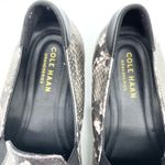 Cole Haan  Grand Series Womens 10 Snakeskin Print Sneaker‎ Black Gray Slip On Photo 4