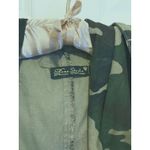 Y2K Oversized Cinch Hooded Utility Jacket 3X Green Camo Biker Gorpcore Street Photo 7