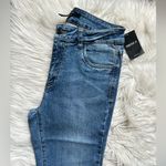 Forever 21 F21 distressed skinny flare jeans Photo 2