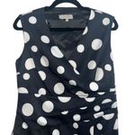 Hobbs London Elsa Polka Dot Faux Wrap Sheath Dress Black & Ivory Photo 4