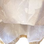 EUC J. McLaughlin Catalina Cloth aside Ruche Dress Tan White Floral Size XS Photo 4