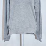 Sincerely Jules  Gray Sweatshirt with Side Snaps NWT Size Small Gray Pullover Photo 3