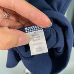 P.J. Salvage Women's Navy Striped Pullover Sleep Top Size M Photo 4