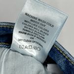 Vervet  Size 30 Blue High Rise Distressed Raw Hem Straight Leg Crop Jeans Cali Photo 5