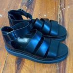 Dr. Martens Clarissa Black Strappy Platform Sandals Size 10 Photo 0
