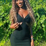 H&M Cutout Black Dress Photo 0