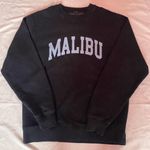 Brandy Melville Navy Malibu Sweatshirt Photo 0