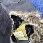 Helly Hansen  bear fur ear flap black faux fur winter trapper hat furry warm Photo 4