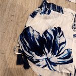 Gap White and Blue Floral Pajama Set Photo 4