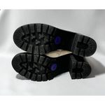 Esprit Espirit Leather Blend Chunky Zip Lace Up Boots Faux Fur Trim Sz 8.5 M Photo 5