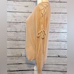 GILLI Sweater V Neck Loose Knit w Laced Arms Photo 1