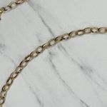 Adrienne Vittadini Gold Rhinestone Chain Link Belt One Size (OS) ✨ Photo 11