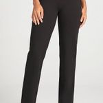 Betabrand  Black Classic DPYPT Dress Yoga Straight Pants Size Large Petite Photo 0