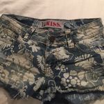 1st Kiss Denim Floral Distressed Short Photo 2