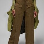 Jordan Light Olive Green High Waist Cargo Pants - Size S Photo 0