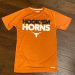 Majestic Orange Hook 'Em Horns Tee Photo 0