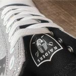 FOCO Las Vegas Raiders Glitter Low Top Women's Shoe Size 9 #B1631 Silver Photo 6