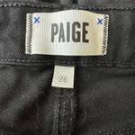 Paige Verdugo Ultra Skinny Black Stretchy Low Rise Jeans Size 26 Photo 6