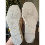 Vince Gilian Woven Leather Espadrille Wedge Sandals White Womens Size 6.5 Photo 9