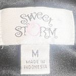 Sweet Storm Purple & Black Evening Cocktail Party Dress Size Medium Photo 6