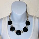 White House | Black Market  black and silver statement necklace Photo 1