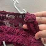 Speechless  Maroon Sequin Lace Halter Neck Bodycon Dress Size 1 NWT Photo 7