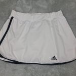 Adidas White Skort Elastic Waist Tennis Sport Shorts Skirt Sz Small Photo 0