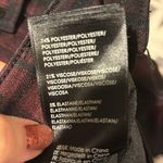 Liverpool Madonna Plaid Five-Pocket Leggings In Red/black Plaid 8P 29X26” Ankle Photo 6