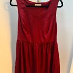Red Cutout Back Dress Size L Photo 0