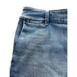 Ann Taylor Loft Denim Mini Skirt Raw Hem No Size Tag See Measurements Blue Photo 1