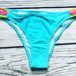 MM BOUTIQUE STYLISH Rainbow Bikini Bottom Light Blue Size S Photo 0