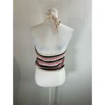 VERO MODA SHAJI COTTON BLEND KNIT HALTER TOP BIRCH STRIPES. Size M. NWOT Photo 5