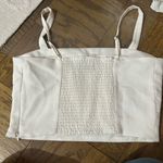 Abercrombie & Fitch  Ivory Smocked Shirt Photo 2