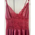 Source Unknown Mauve Pink Lace Skater Skirt Lingerie Nighty Slip Whimsygoth Fairy Photo 1