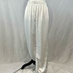 Gianni Bini white satin star struck joggers size small NWT Photo 1