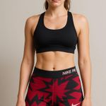 Nike Pro Dri-FIT Compression Shorts XS Pink Black Graphic Training Photo 0