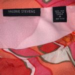 Valerie Stevens  100% silk floral maxi skirt size 8 colorful Photo 4