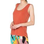 🖤 Eva Varro Single Layered Tank, Partially Lined, Black Jersey Knit, Plus Photo 2