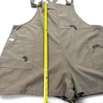 Jaded Gypsy Women's Size L/XL Green Short Overalls Boho Oversized Distressed Photo 2