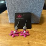 Paparazzi Absolutely beautiful earrings. Brand new pierced is a sparkly ball of crystals Photo 1